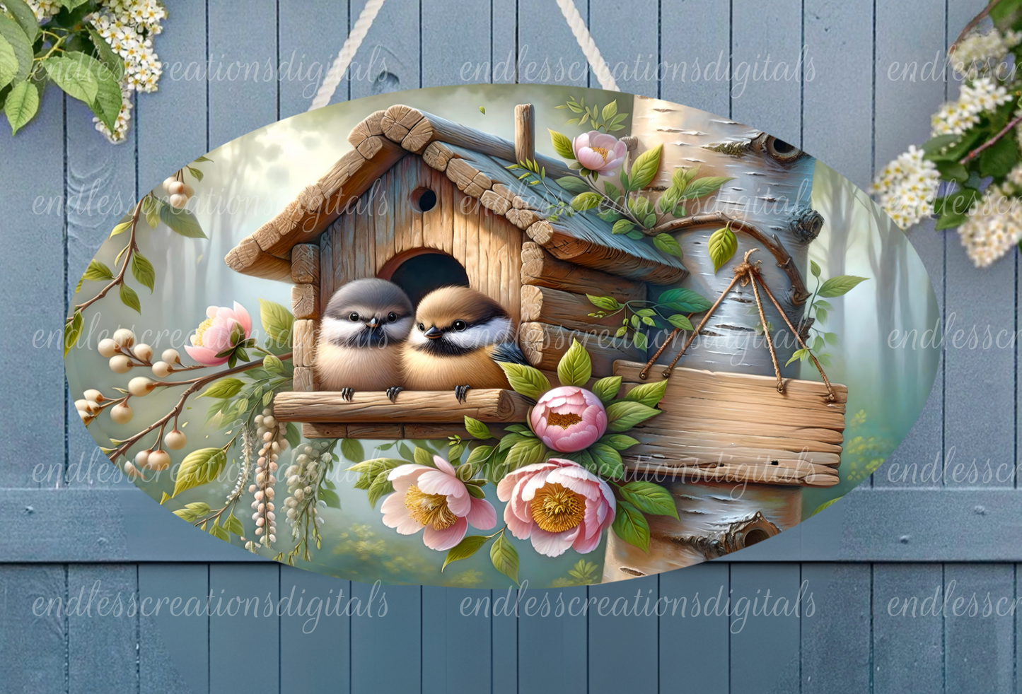 HOME SWEET HOME OVAL SPRING