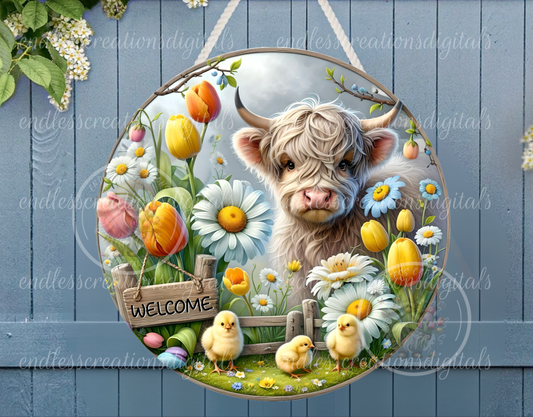 WELCOME SPRING FLORAL HIGHLAND