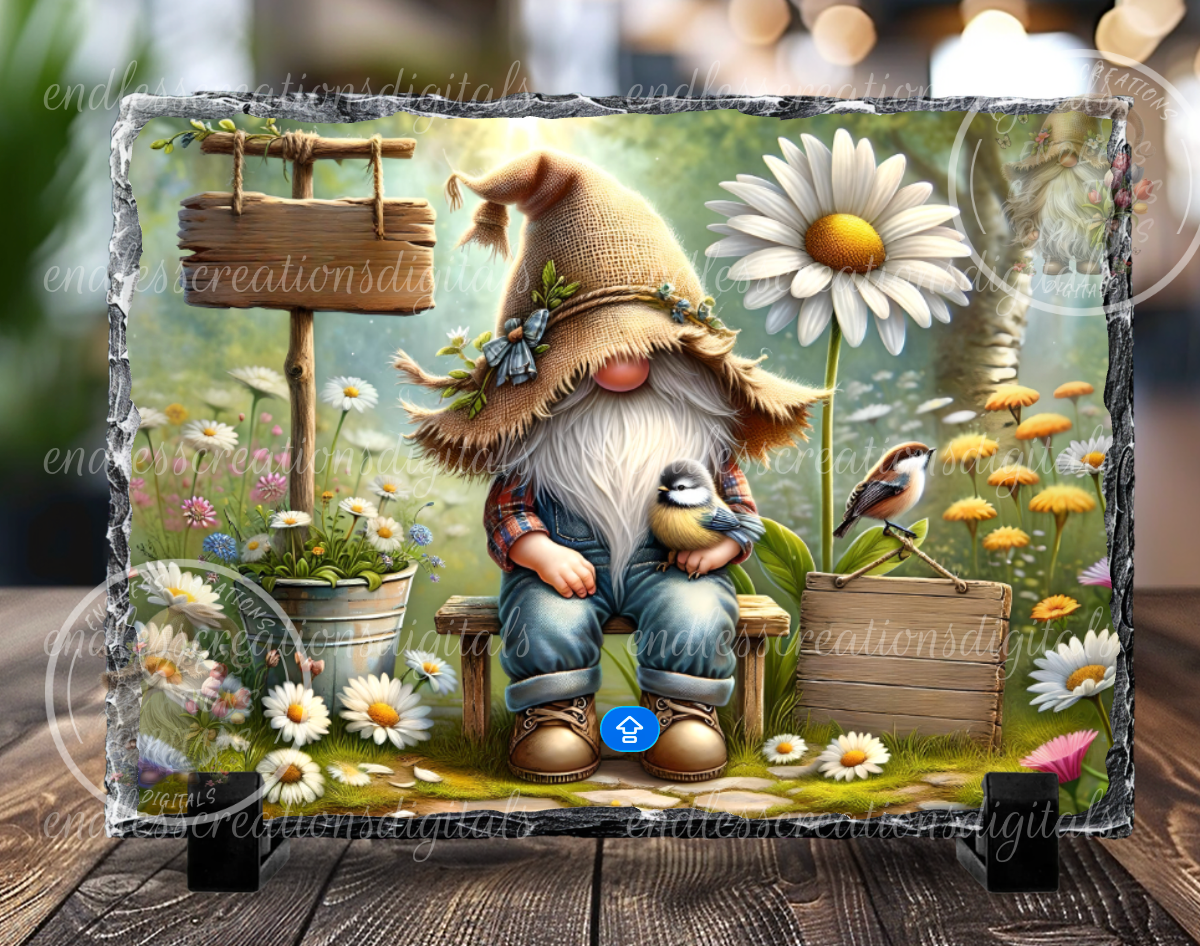 LIVE LIFE IN FULL BLOOM SPRING GNOME