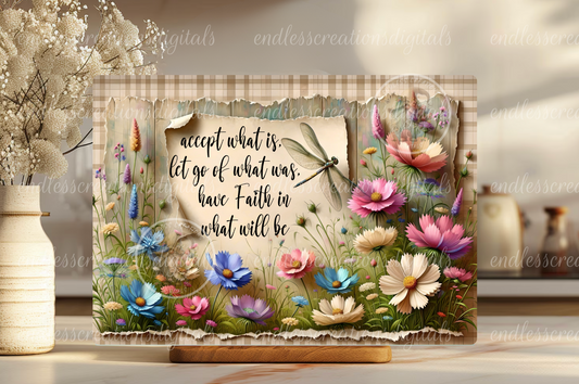 INSPIRATIONAL WILDFLOWER DRAGONFLY