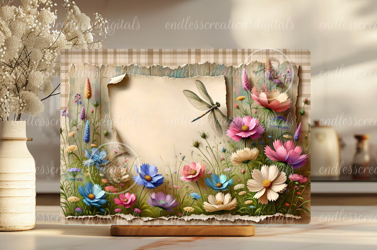 INSPIRATIONAL WILDFLOWER DRAGONFLY