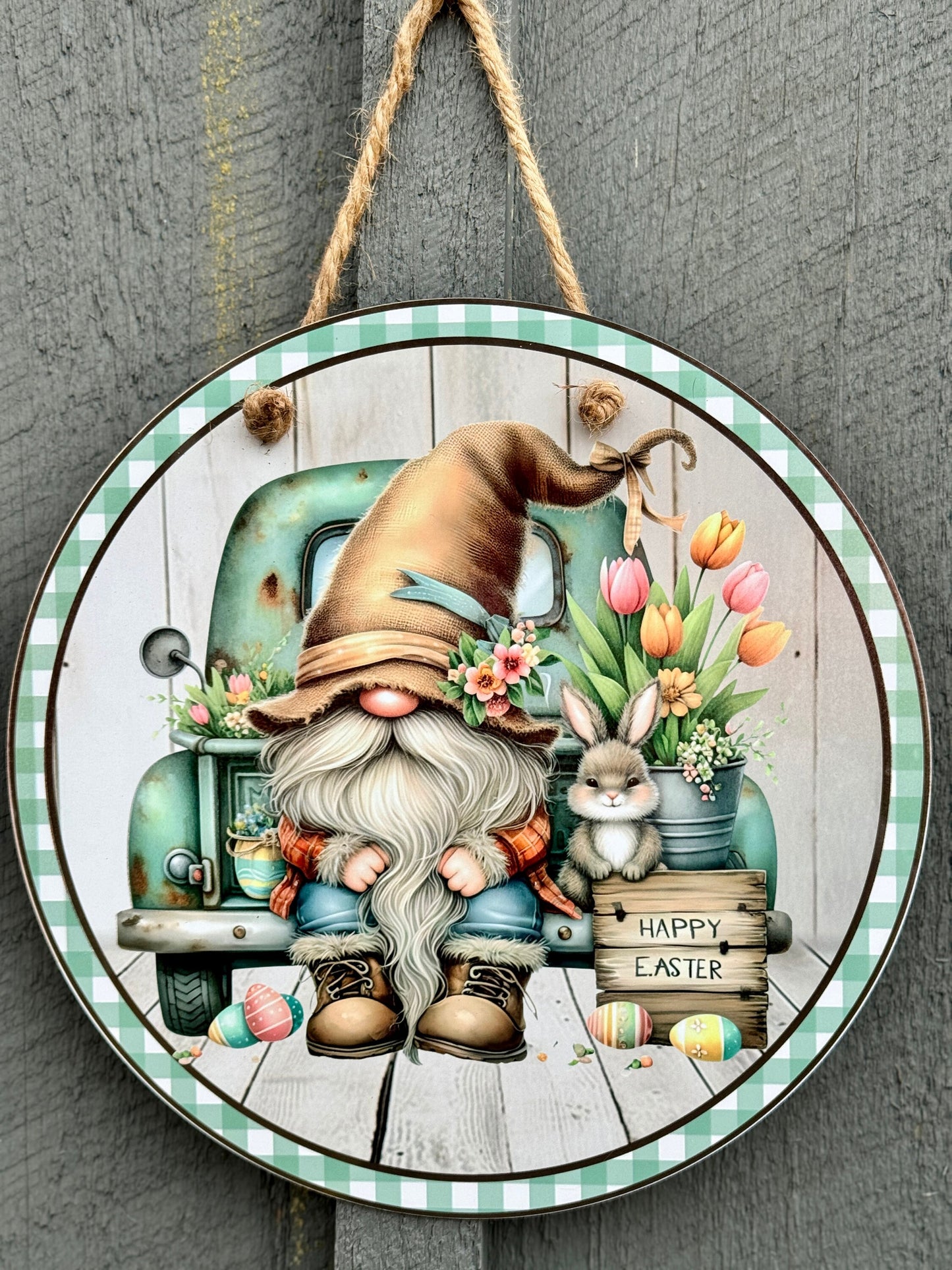 EASTER SUBLIMATION door hanger, wreath sign png, for sublimation high resolution