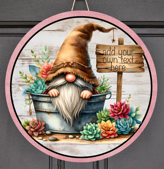 SPRING GNOME SUBLIMATION round door png, for sublimation high resolution 2 png files including 1 transparent for use on pillows, mugs, etc