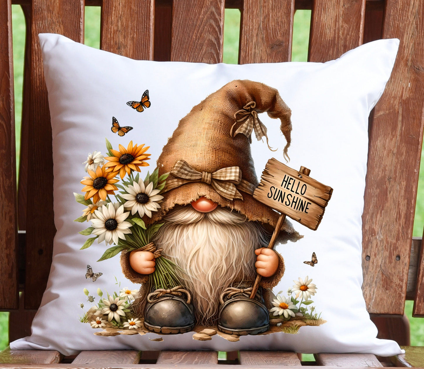 SPRING GNOME SUBLIMATION round door png, for sublimation high resolution 2 png files, 2 add your own text files.  Digital downloads only