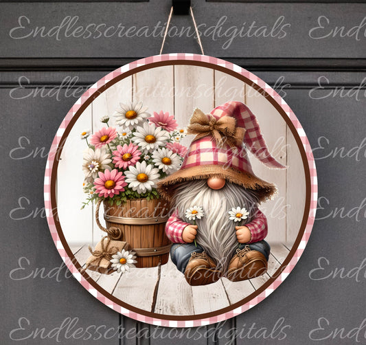 SPRING DOOR HANGER, wreath sign png, for sublimation high resolution 2 png file, 1 round, 1 transparent for use on pillow, mugs etc