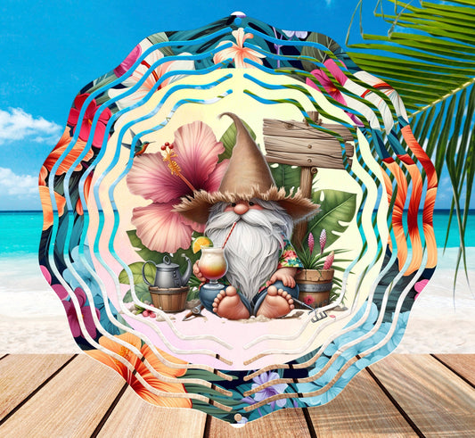 GNOME WIND SPINNER sublimation for download 300 dpi for use on wind spinners, door hangers, 1 round png and 1 transparent, add your own text