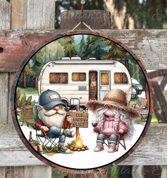 CAMPING GNOME ROUND