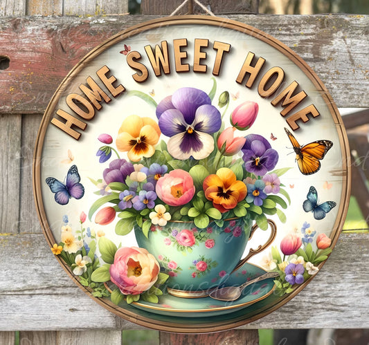 SPRING SUBLIMATION door hanger, wreath sign png, for sublimation high resolution