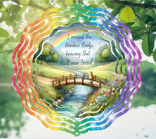 CAT MEMORIAL WIND SPINNER