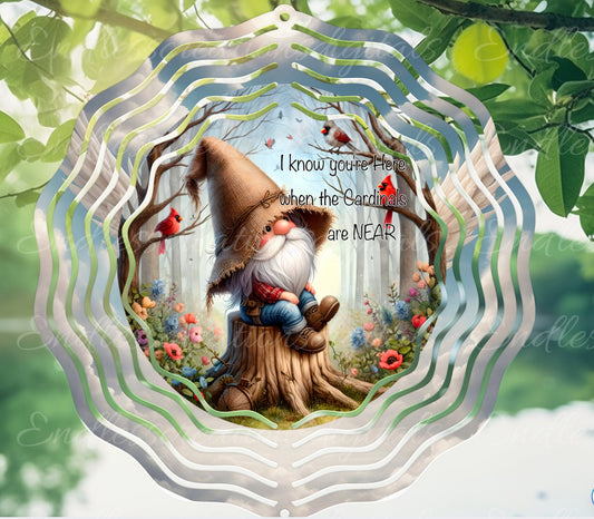 MEMORIAL WIND SPINNER INCLUDES A BLANK