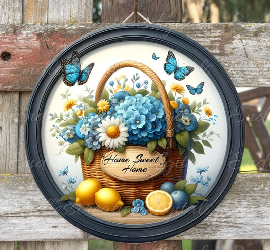 WELCOME SPRING SUMMER DOOR HANGER