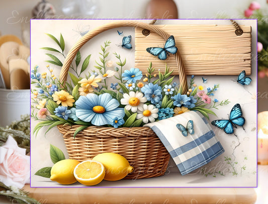 FLORAL CUTTING BOARD sublimation  sublimation high resolution 1 file add your own text