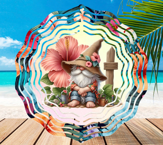 GNOME WIND SPINNER sublimation for download 300 dpi for use on wind spinners, door hangers, 1 round png and 1 transparent, add your own text