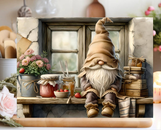 RUSTIC GNOME RECTANGLE/TINS