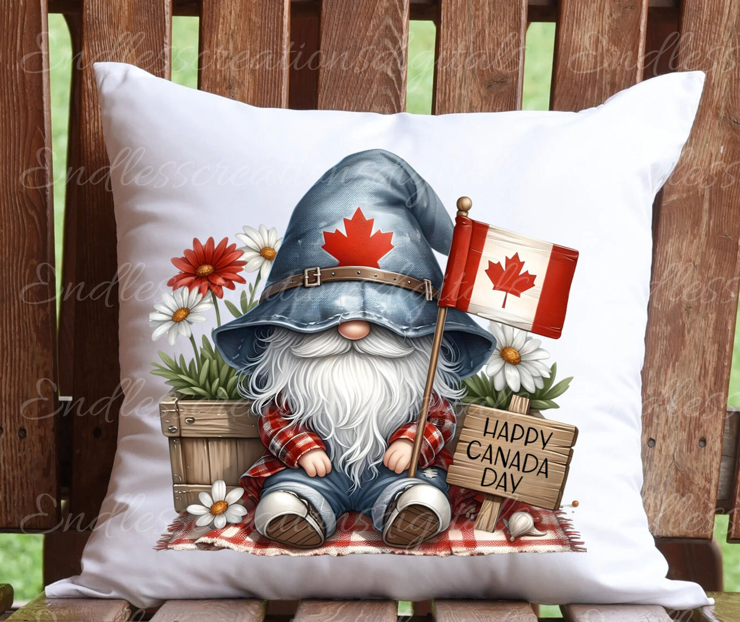 CANADA DAY WIND spinner sublimation file for download 300 dpi for use on wind spinners and door hangers 2 files, 1 round and 1 transparent