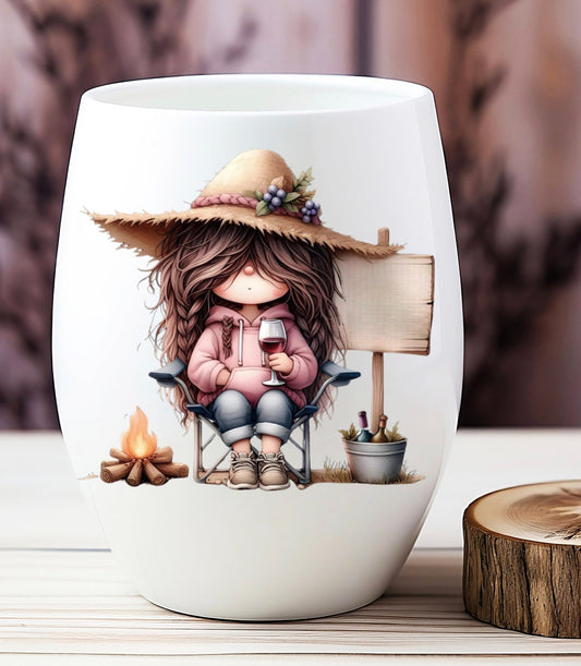 WINE GNOME SUBLIMATION gnome package of 5 high definition 300png, transparent blank signs, add your own text