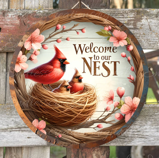 CARDINAL DOOR HANGER, wreath sign png, for sublimation high resolution 2 files, 1  add your own text