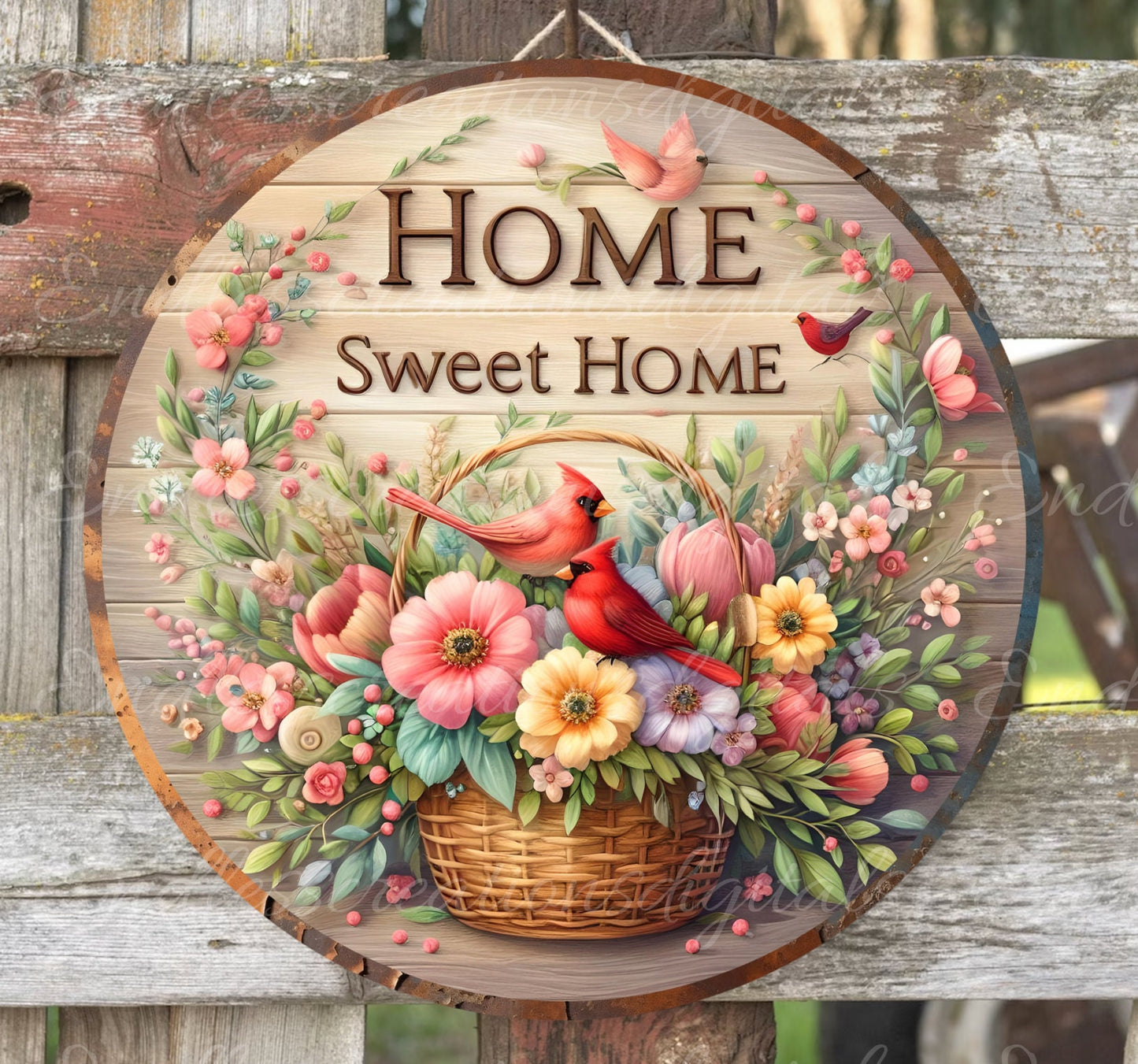 HOME SWEET HOME door hanger, wreath sign png, for sublimation high resolution