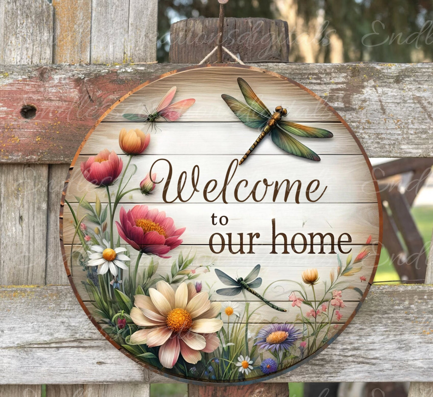 WELCOME SUMMER DOOR HANGER