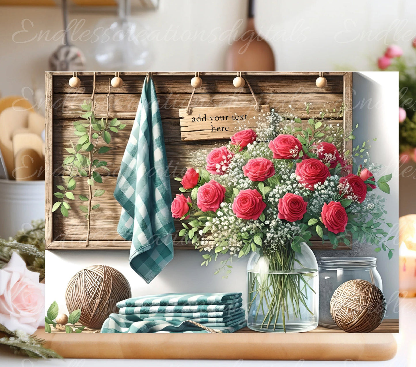 FLORAL CUTTING BOARD sublimation  sublimation high resolution 1 file add your own text