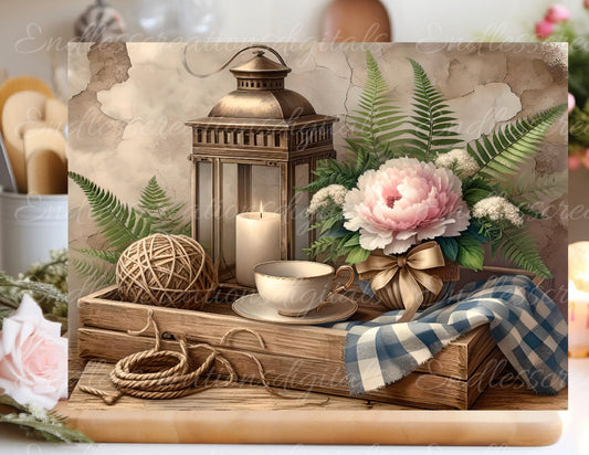 FLORAL CUTTING BOARD sublimation  sublimation high resolution 1 file add your own text