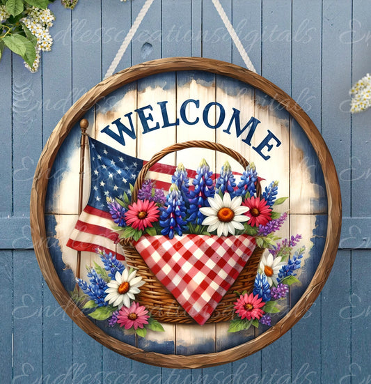 INDEPENDENCE DAY DOOR hanger, wreath sign, square cutting board png, for sublimation high resolution