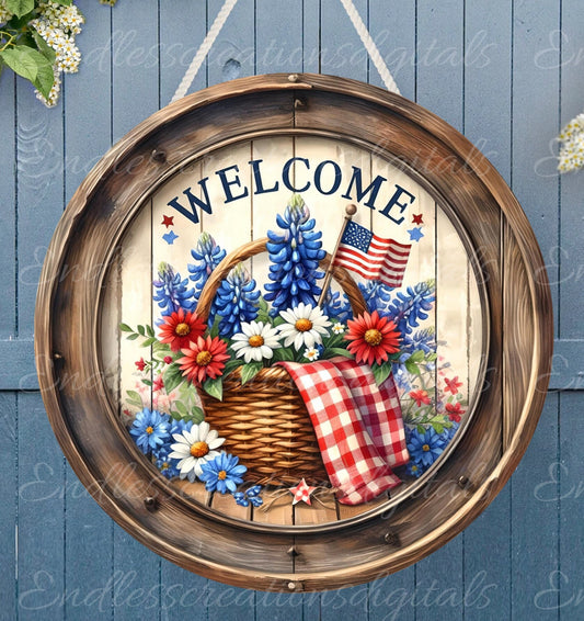 INDEPENDENCE DAY DOOR hanger, wreath sign, square cutting board png, for sublimation high resolution