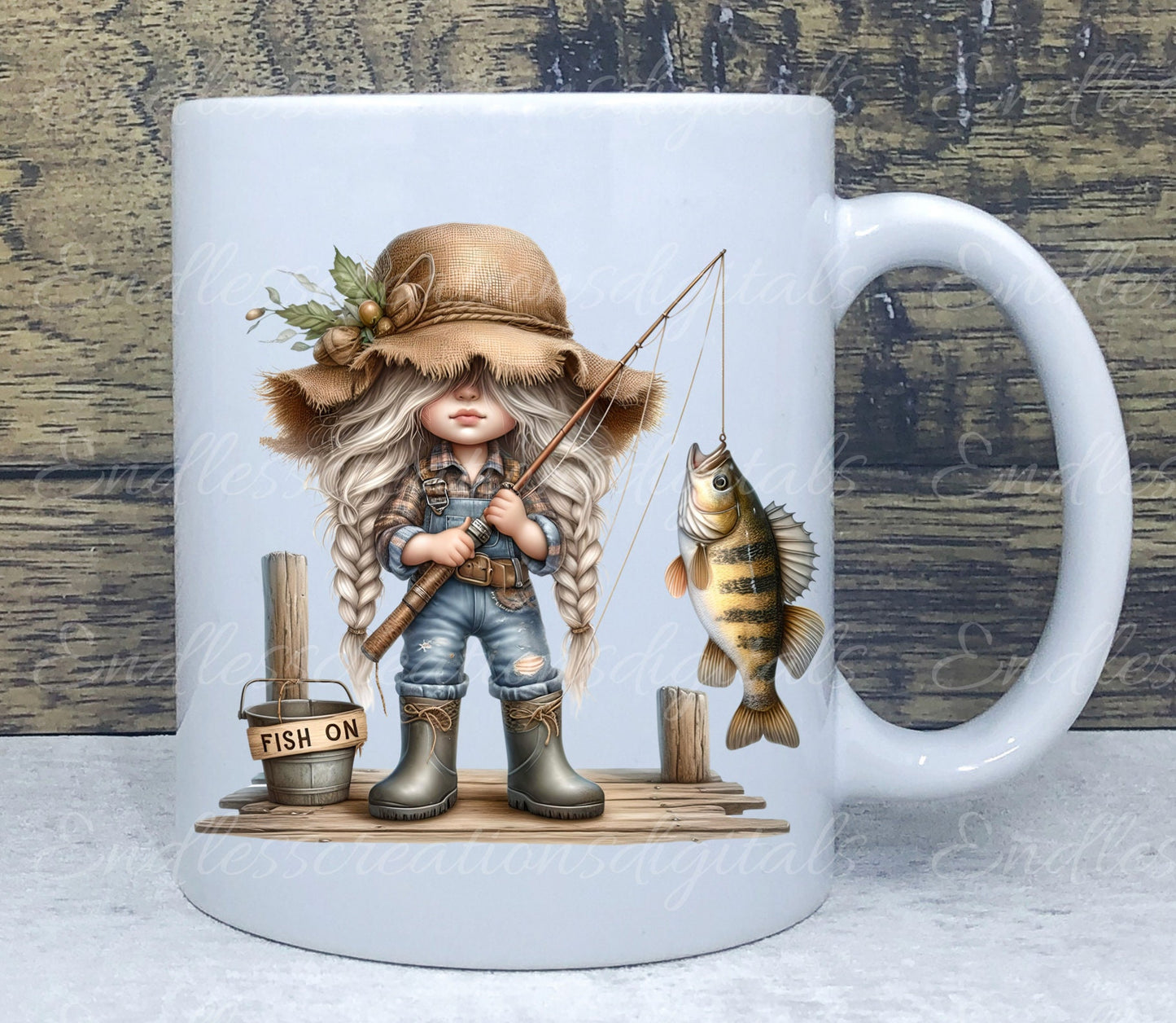 FISHING GNOMES SUBLIMATION gnome package of 5 high definition 300png