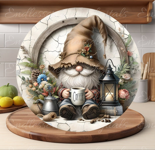 GNOME ROUND CUTTING board sublimation  sublimation high resolution 1 file