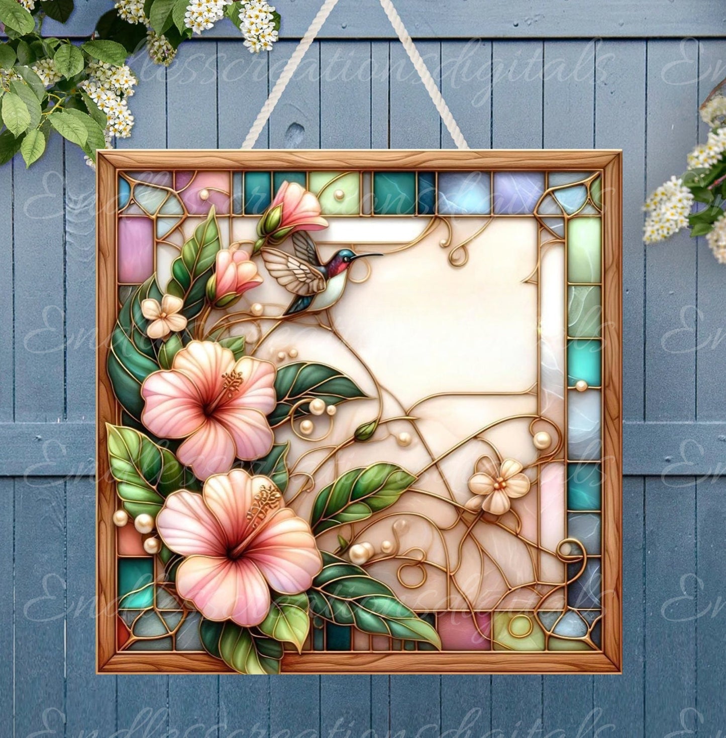 WELCOME SQUARE DOOR hanger, wreath sign png, square cutting board for sublimation high resolution, 2 files 1 add your own text
