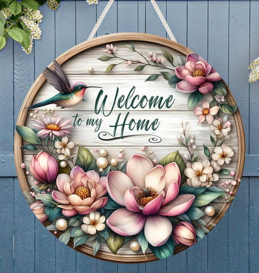 HUMMINGBIRD DOOR HANGER, wreath sign png, for sublimation high resolution,