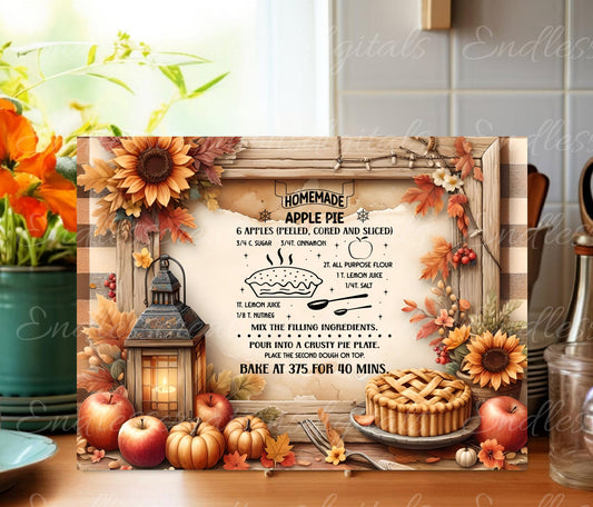 APPLE PIE CUTTING board sublimation  sublimation high resolution 2 files, 1 add your own text