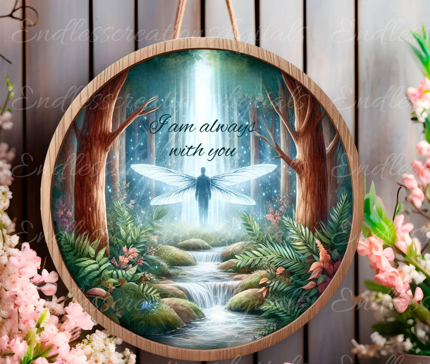 DRAGONFLY MEMORIAL DOOR hanger, wreath sign png, square cutting board for sublimation high resolution