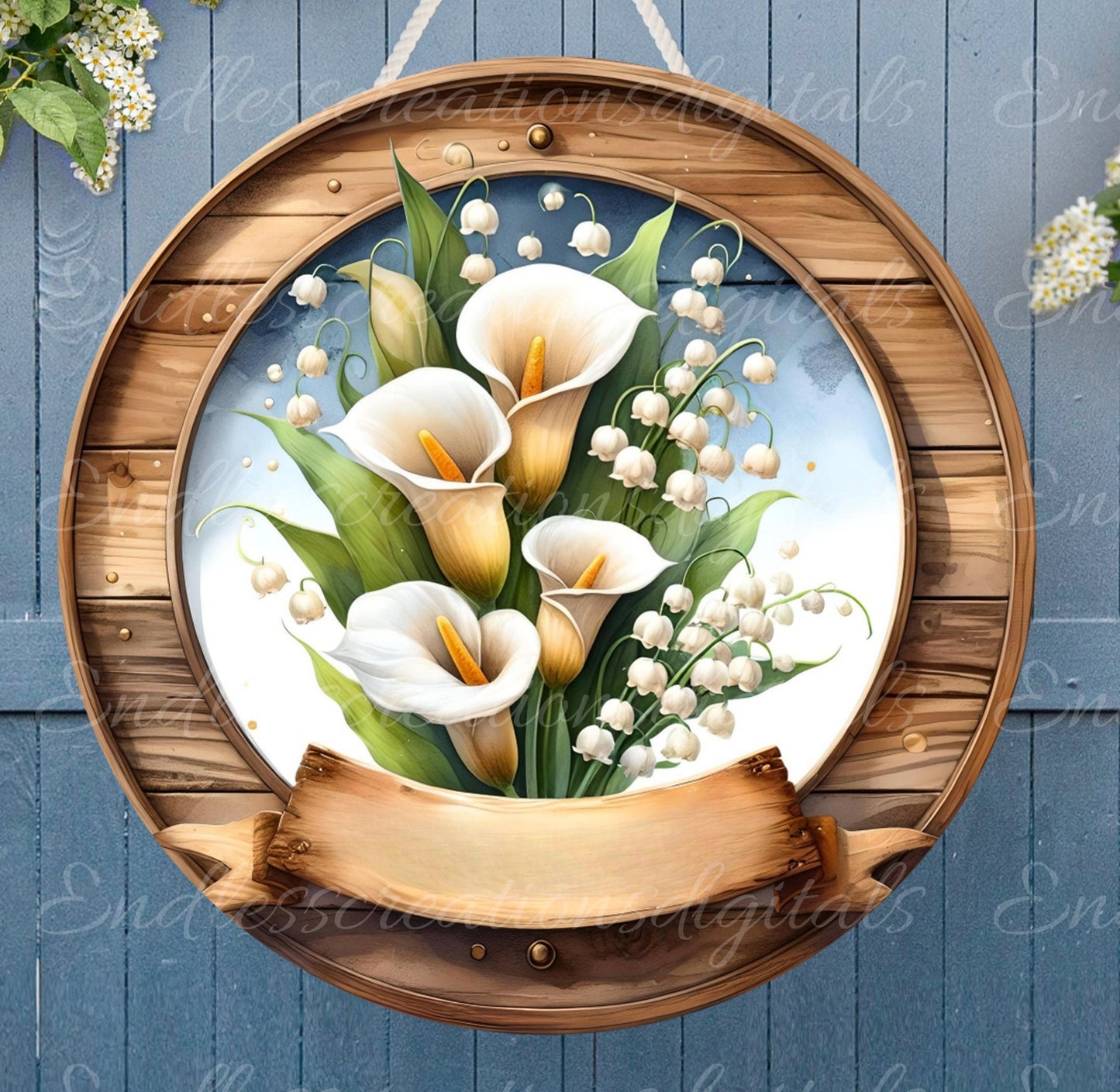 WELCOME DOOR HANGER, wreath sign, round cutting board png, for sublimation high resolution, 2 files for download, 1 add your text