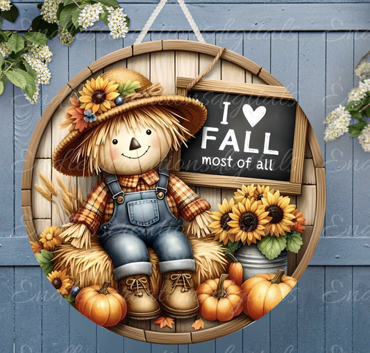 FALL SCARECROW ROUND