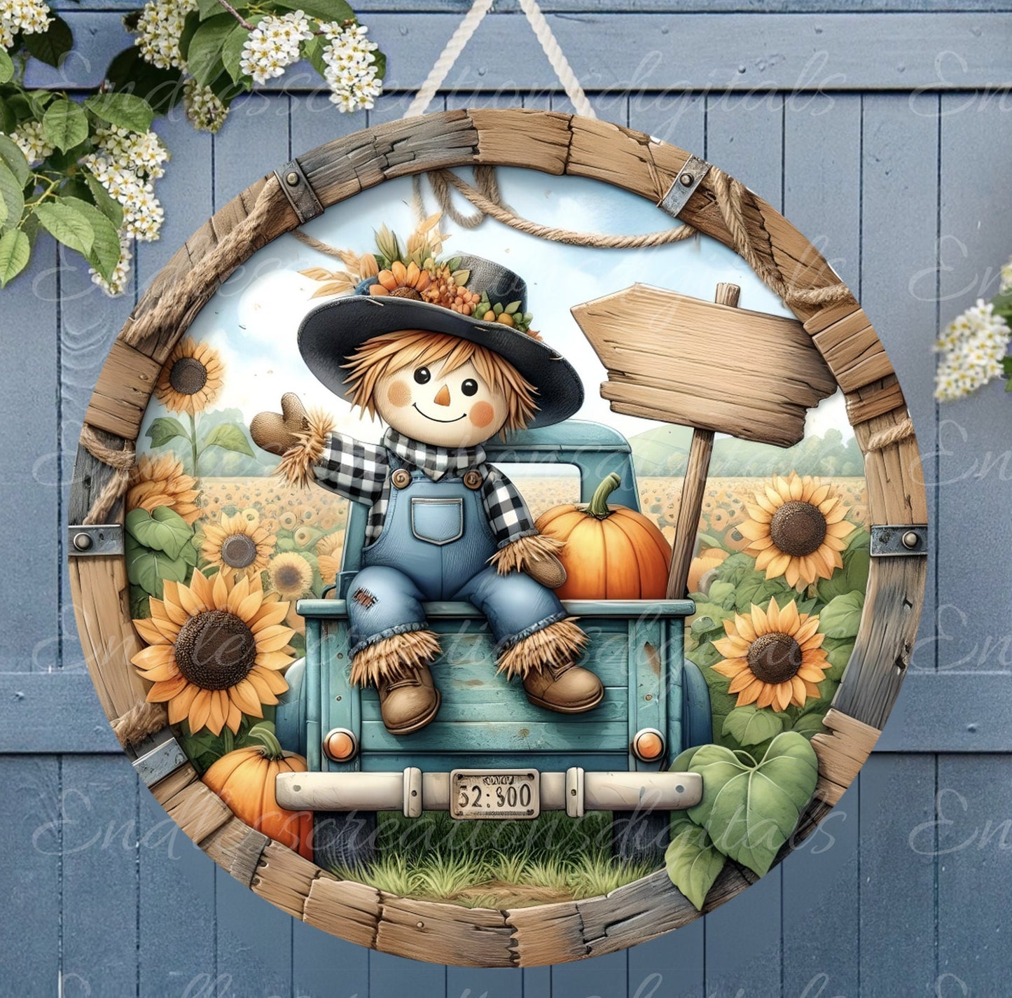 FALL SCARECROW TRUCK