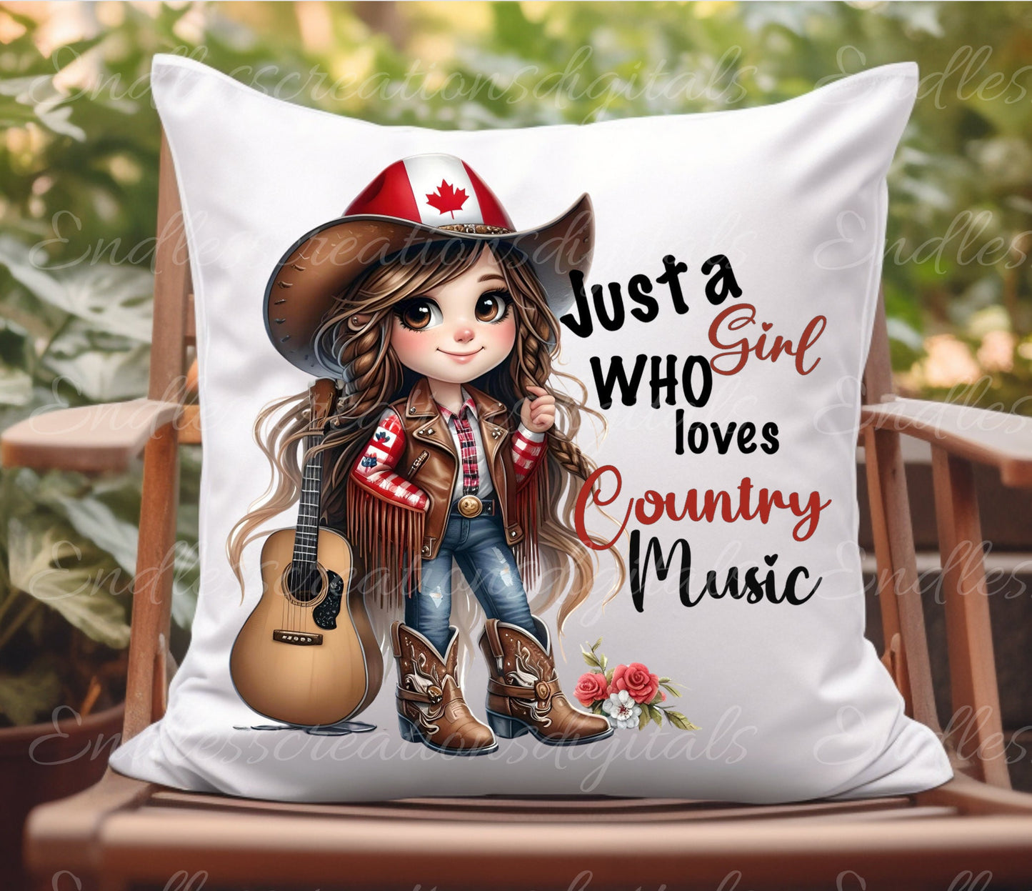 CANADIAN GIRLS COUNTRY music gnomes sublimation package  high definition 300png, transparent, for use on pillows, mugs, wine tumblers etc