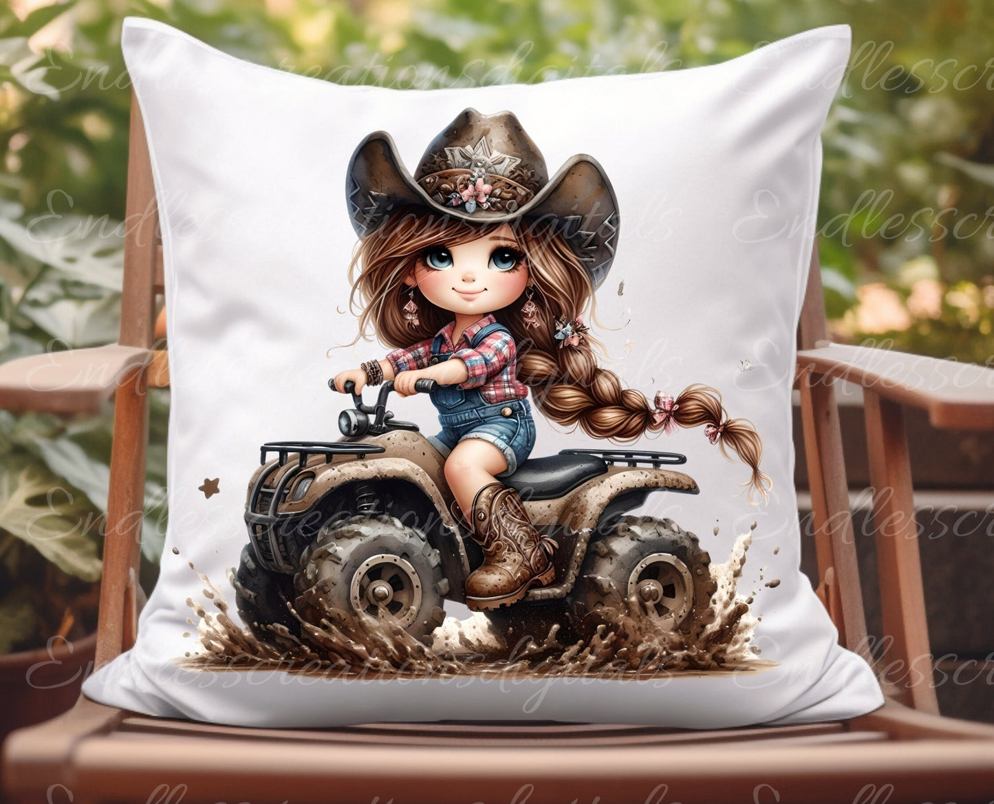 COUNTRY GIRLS SUBLIMATION package high definition 300png, transparent, for use on pillows, mugs, totes etc. 5 files, 2 add your own text