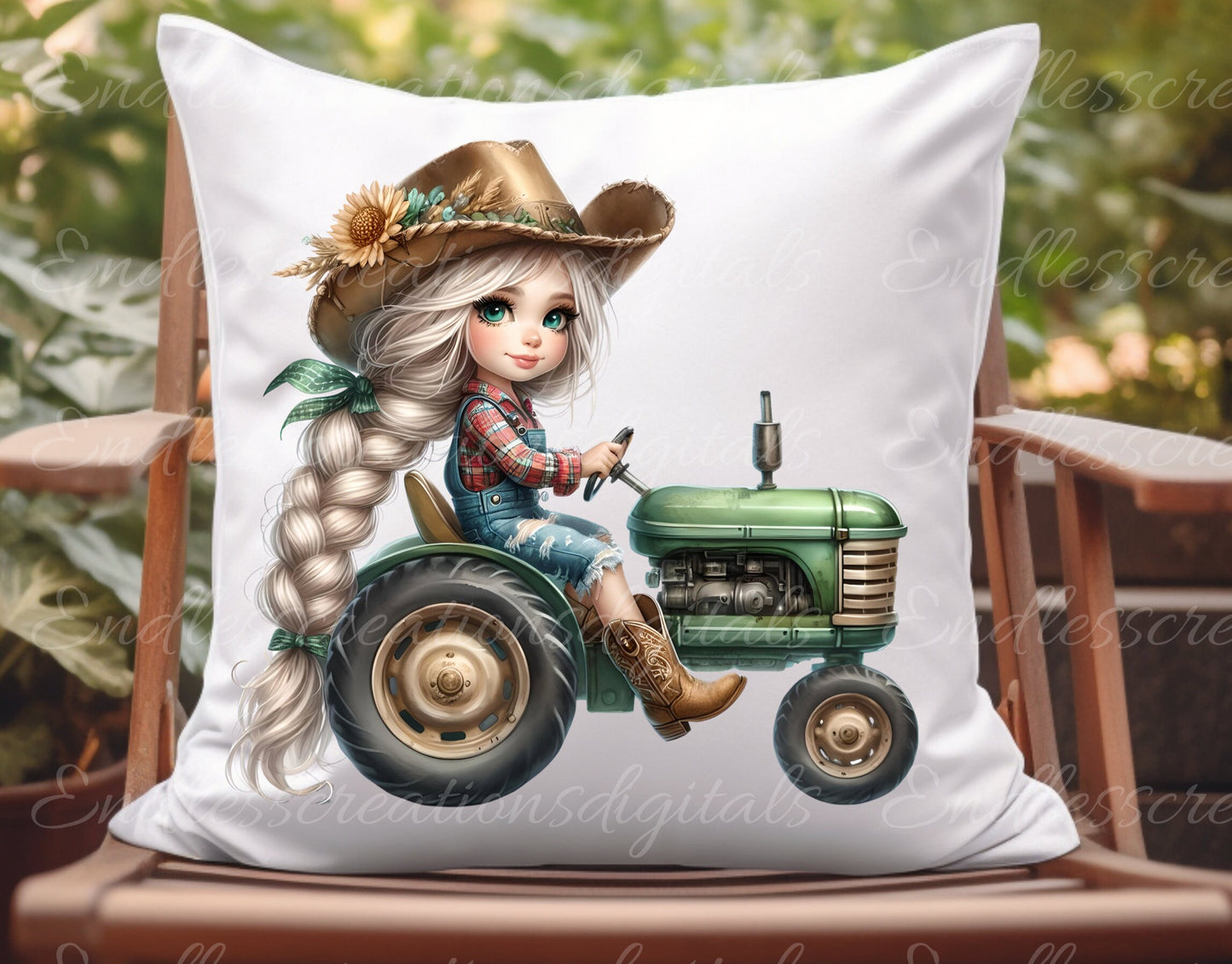 COUNTRY GIRLS SUBLIMATION package high definition 300png, transparent, for use on pillows, mugs, totes etc. 5 files, 2 add your own text