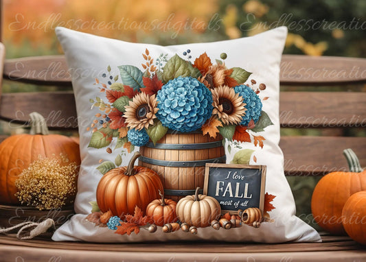FALL PILLOW TRANSPARENCIES
