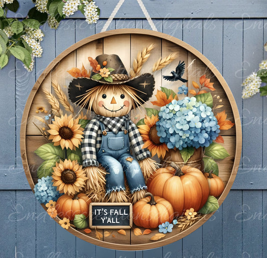 FALL SCARECROW ROUND