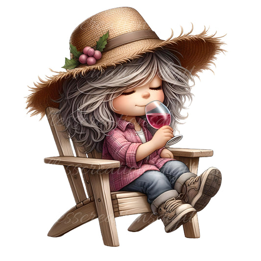 ADIRONDACK CHAIR CAMPING GIRLS sublimation package  high definition 300png, transparent package of 5