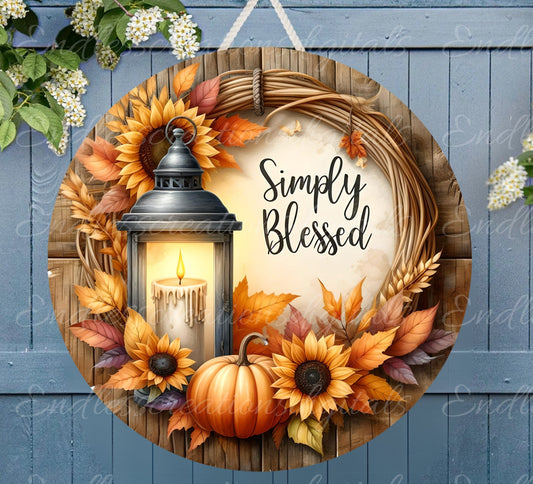 SIMPLY BLESSED FALL ROUND