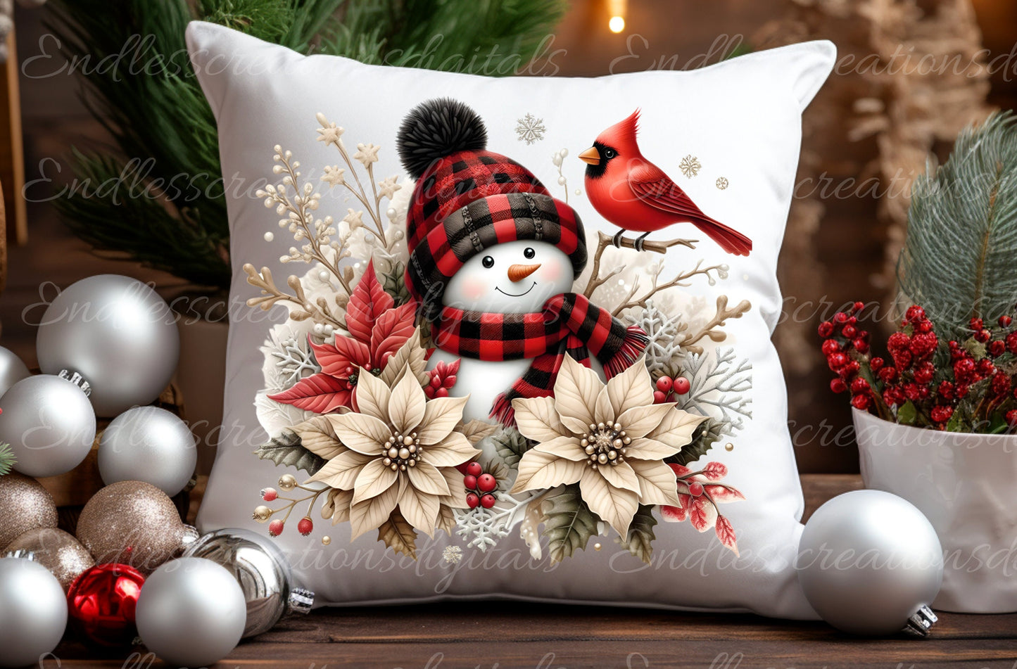 BUFFALO PLAID SNOWMAN snowman pillow, tea towel, mug etc. sublimation package of 5 high definition 300png, transparent