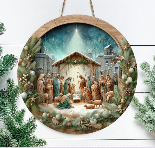 NATIVITY ROUND CHRISTMAS