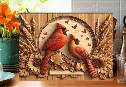 CARDINAL FALL CUTTING board sublimation  sublimation high resolution