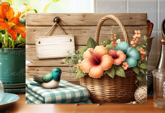 FLORAL CUTTING BOARD sublimation  sublimation high resolution 1 file add your own text