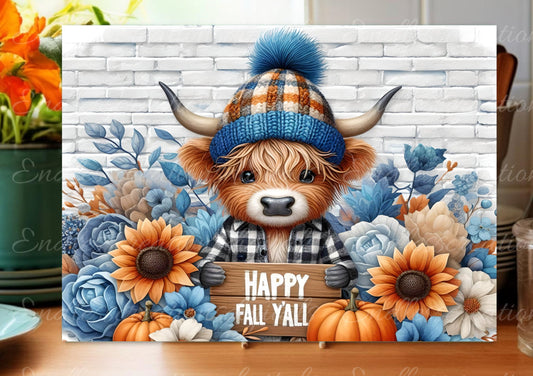 HIGHLAND COW CUTTING board sublimation  sublimation high resolution, 2 files for download, 1 add your own text, can be resized