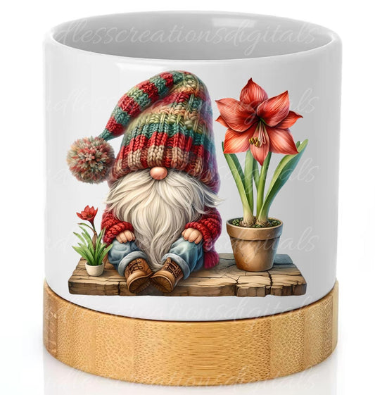 WINTER GNOMES PILLOW covers, tea towel, tote bags mugs etc. sublimation package of 5 high definition 300 Dpi, transparent, add your own text