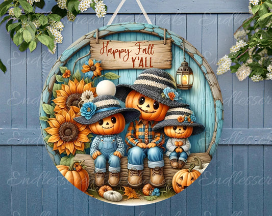 HAPPY FALL PUMPKINHEAD FAMILY